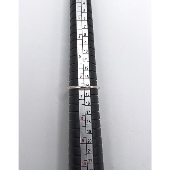 Silver Antler Adjustable Ring Nature Inspired Deer Horn Design Size 6.5 - Picture 2 of 3